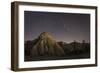 Night Time in the Rose Valley Showing the Rock Formations and Desert Landscape Light-David Clapp-Framed Photographic Print