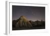 Night Time in the Rose Valley Showing the Rock Formations and Desert Landscape Light-David Clapp-Framed Photographic Print