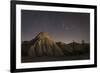 Night Time in the Rose Valley Showing the Rock Formations and Desert Landscape Light-David Clapp-Framed Photographic Print