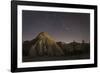 Night Time in the Rose Valley Showing the Rock Formations and Desert Landscape Light-David Clapp-Framed Photographic Print