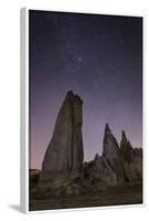 Night Time in the Rose Valley Showing the Rock Formations and Desert Landscape Light-David Clapp-Framed Photographic Print