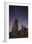 Night Time in the Rose Valley Showing the Rock Formations and Desert Landscape Light-David Clapp-Framed Photographic Print