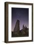 Night Time in the Rose Valley Showing the Rock Formations and Desert Landscape Light-David Clapp-Framed Photographic Print