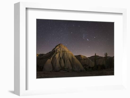 Night Time in the Rose Valley Showing the Rock Formations and Desert Landscape Light-David Clapp-Framed Photographic Print