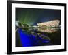 Night Time Light Show at the Birds Nest Stadium During the 2008 Olympic Games, Beijing, China-Kober Christian-Framed Photographic Print