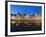 Night Time Reflection of Waterfront Town Houses, Ghent, Flanders, Belgium, Europe-Christian Kober-Framed Photographic Print