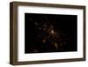 Night time satellite image of Boston, Massachusetts, USA-null-Framed Photographic Print