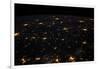 Night time satellite image of Cities in Gulf of Mexico, North America-null-Framed Photographic Print