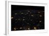 Night time satellite image of Cities in Gulf of Mexico, North America-null-Framed Photographic Print