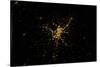 Night time satellite image of Madrid, Germany-null-Stretched Canvas