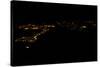 Night time satellite image of Sirte, Libya-null-Stretched Canvas