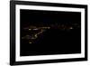 Night time satellite image of Sirte, Libya-null-Framed Photographic Print