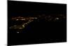 Night time satellite image of Sirte, Libya-null-Mounted Photographic Print