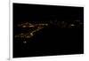 Night time satellite image of Sirte, Libya-null-Framed Photographic Print