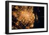 Night time satellite view of Shanghai, China-null-Framed Photographic Print