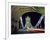 Night Time Traffic Crosses Tower Bridge in Central London-Andrew Watson-Framed Photographic Print