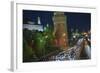 Night Time Traffic on Kremlevskaya Nab.-Jon Hicks-Framed Photographic Print