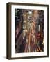 Night Time View of Lights in Times Square in New York, USA-Nigel Francis-Framed Photographic Print