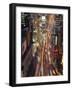 Night Time View of Lights in Times Square in New York, USA-Nigel Francis-Framed Photographic Print