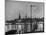 Night Time View of the City of Hamburg, Looking Across River at the New Post War Construction-Walter Sanders-Mounted Photographic Print