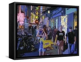 Night Times-J Arthur-Framed Stretched Canvas