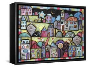 Night Town 1-Karla Gerard-Framed Stretched Canvas