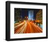 Night Traffic Jam-null-Framed Art Print