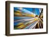 Night Traffic,Shoot from the Window of Rush Car,Motion Blur Steet Light.-bspguy-Framed Photographic Print