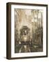 Night Trolley II-Ethan Harper-Framed Art Print