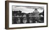 Night view at St. Peter's cathedral, Rome-null-Framed Giclee Print