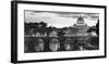 Night view at St. Peter's cathedral, Rome-null-Framed Giclee Print