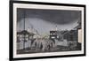 Night View, Nihonbashi-Ogura Ryuson-Framed Giclee Print