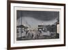 Night View, Nihonbashi-Ogura Ryuson-Framed Giclee Print