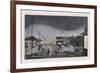 Night View, Nihonbashi-Ogura Ryuson-Framed Giclee Print