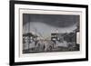 Night View, Nihonbashi-Ogura Ryuson-Framed Giclee Print