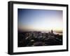 Night view of Abu Dhabi-Werner Forman-Framed Giclee Print