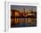 Night View of Albert Dock and the "Three Graces," Liverpool, United Kingdom-Glenn Beanland-Framed Photographic Print