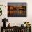 Night View of Albert Dock and the "Three Graces," Liverpool, United Kingdom-Glenn Beanland-Photographic Print displayed on a wall