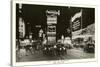 Night View of Broadway, New York City, Photo-null-Stretched Canvas