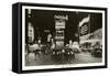 Night View of Broadway, New York City, Photo-null-Framed Stretched Canvas