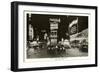 Night View of Broadway, New York City, Photo-null-Framed Art Print