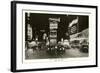 Night View of Broadway, New York City, Photo-null-Framed Art Print