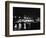 Night View Of Brooklyn Bridge-Bettmann-Framed Photographic Print