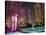 Night View of Burij Khalifa Tower, Dubai, United Arab Emirates, Middle East-Angelo Cavalli-Stretched Canvas