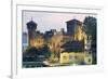 Night View of Castle of Valentino-null-Framed Photographic Print