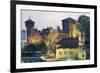 Night View of Castle of Valentino-null-Framed Photographic Print