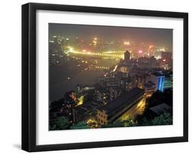 Night View of Chongqing, China-Keren Su-Framed Premium Photographic Print