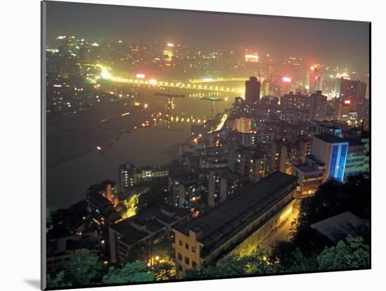 Night View of Chongqing, China-Keren Su-Mounted Premium Photographic Print