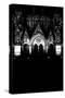 Night View of Church-Rory Garforth-Stretched Canvas