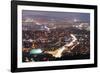 Night View of City, Seoul, South Korea, Asia-Christian-Framed Photographic Print